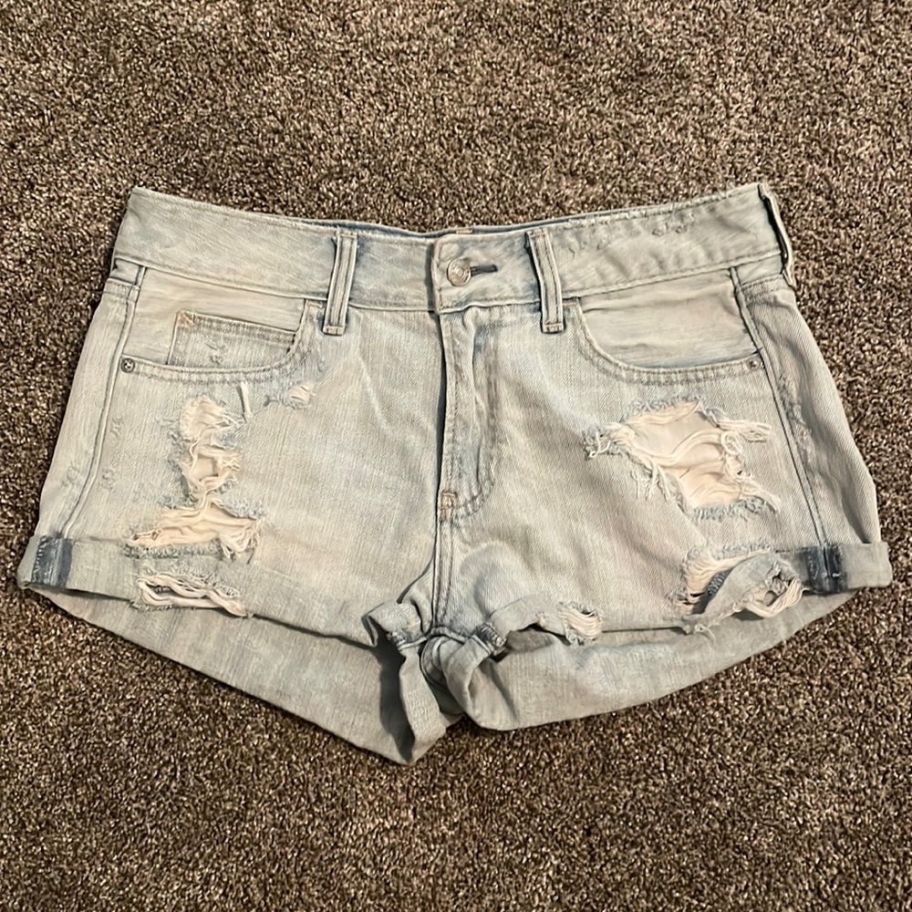 Women’s Abercrombie & Fitch Distressed Denim Shorts